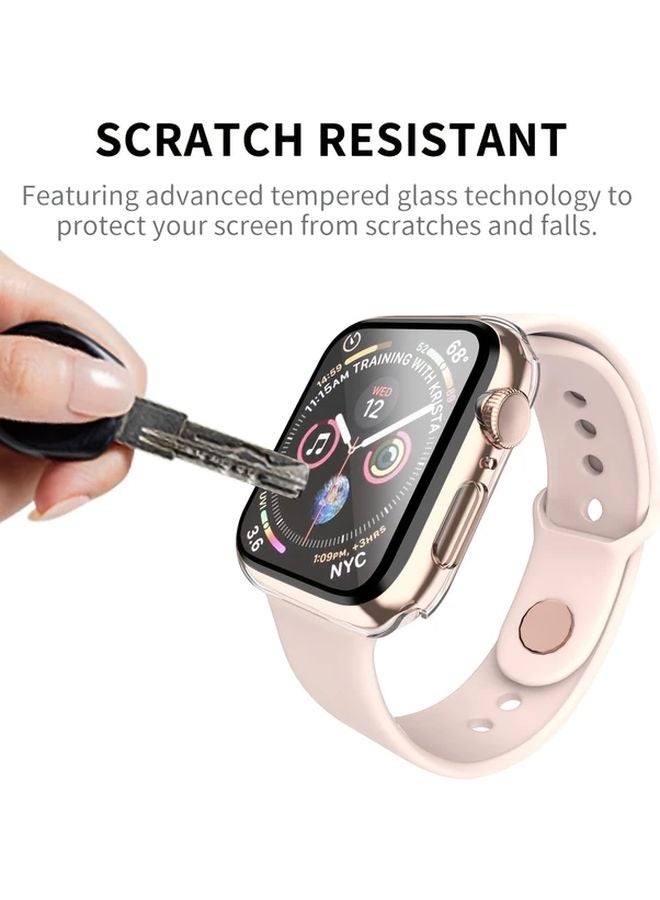 حالة TPU سوداء لساعة Apple Watch مقاس 40 مم مع حماية كاملة للجسم وغطاء مضاد للانزلاق ومقاوم للصدمات - Image 5